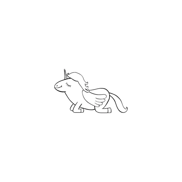 Pegasus icono de dibujos animados — Archivo Imágenes Vectoriales