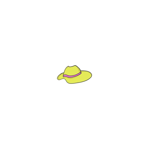 Female hat icon — Stock Vector