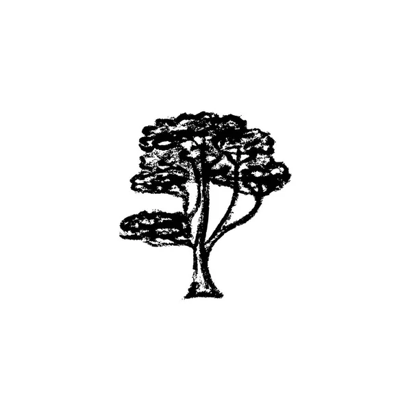 Icona albero vintage — Vettoriale Stock