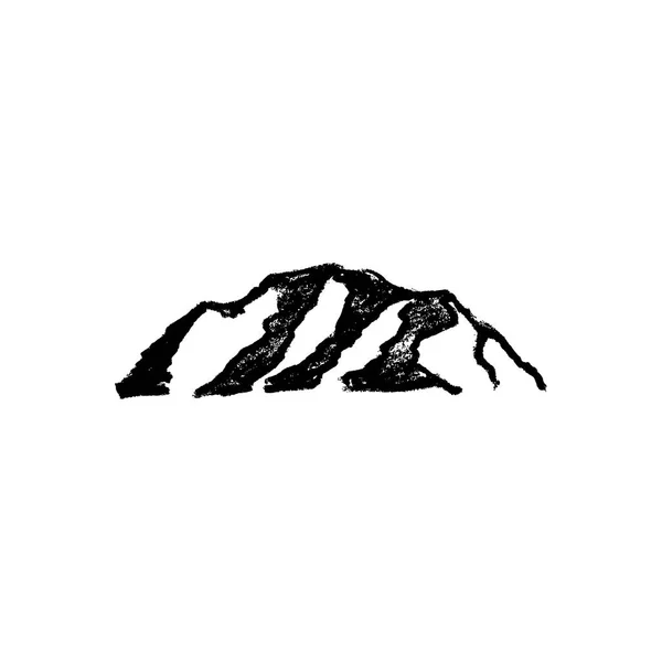 Berg pictogram vintage — Stockvector