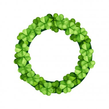 Oval çerçeve yonca 