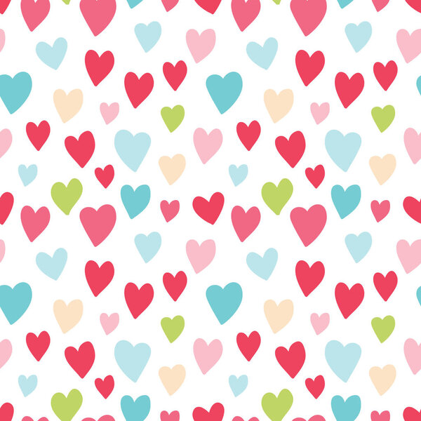 Cute doodle seamless pattern for St. Valentine 's day
.