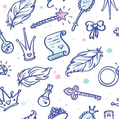 Prenses tasarım öğeleri desen