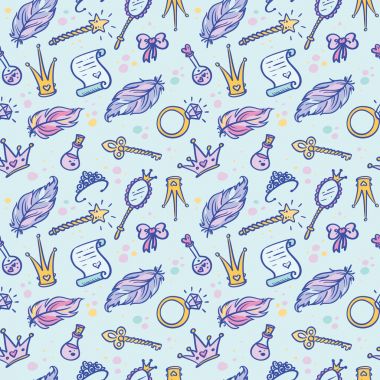 Prenses tasarım öğeleri desen