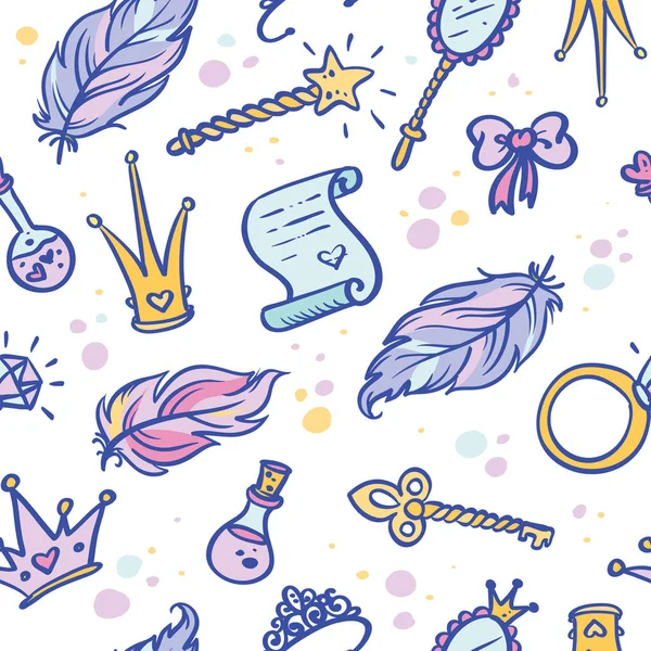 Prenses tasarım öğeleri desen