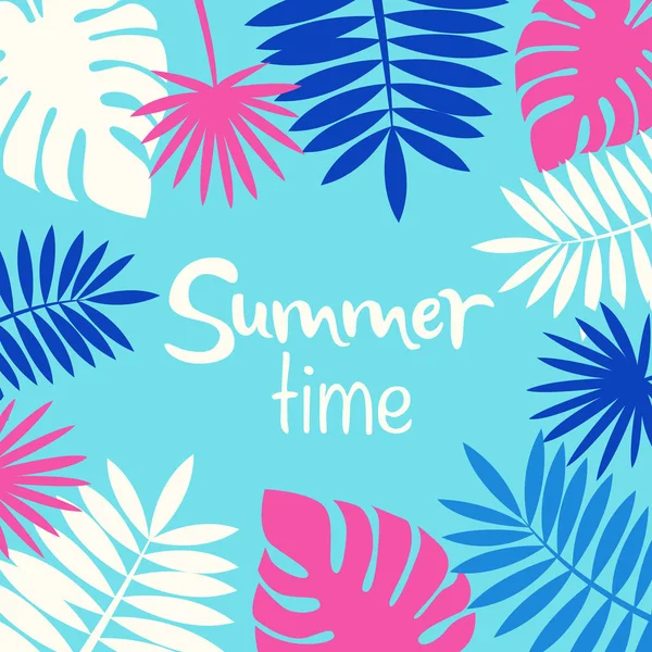 Tropikal yaprak kartı