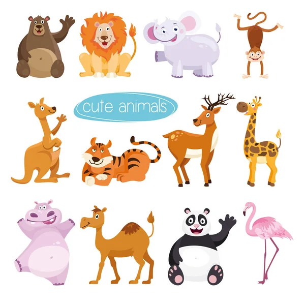 karikatür hayvanlar topluluğu