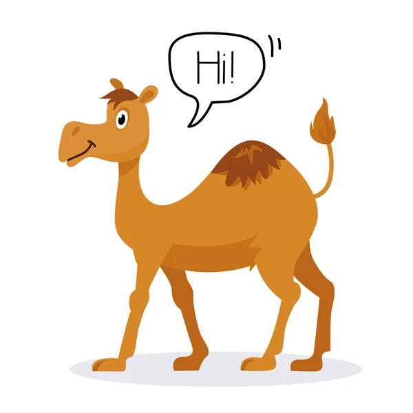 Carino cartone animato cammello Illustrazioni Stock Royalty Free