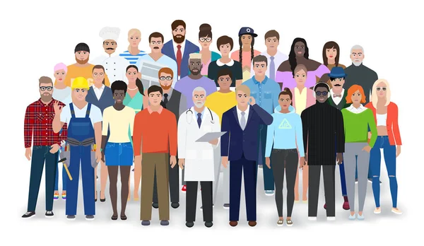 Different people, different professions, vector illustration