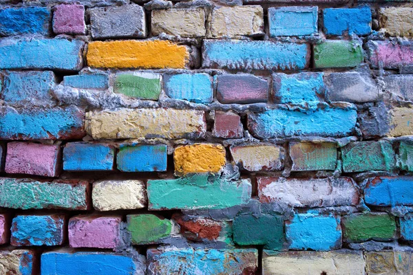 Old Clay Roof Tiles Old Brick Brick Wall Multi Colored — Stock Photo, Image