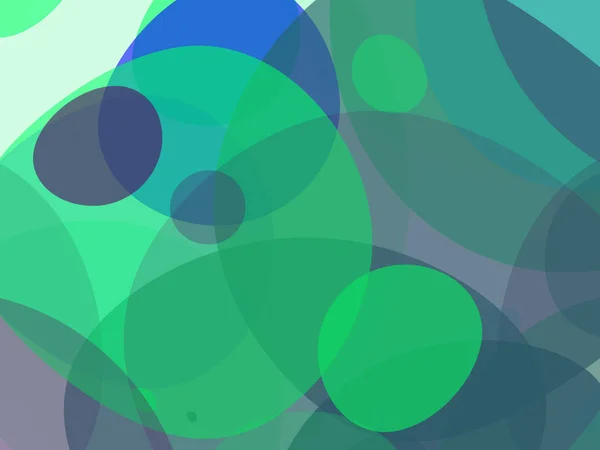Fondo colorido abstracto con burbujas de diferentes tamaños y formas. Vector — Vector de stock