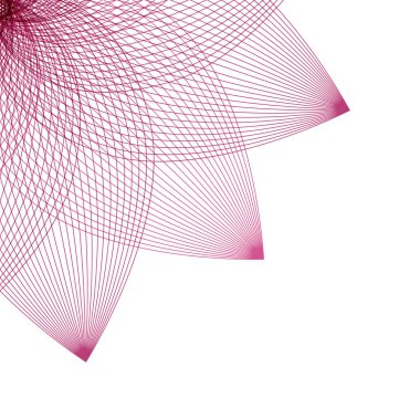 Çiçek abstracty arka plan tasarımı için lineer tarzda. Vektör