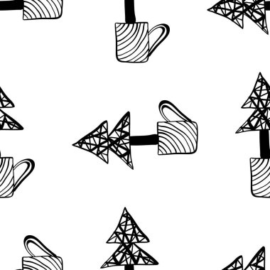 Dikişsiz desen baskı hediye paketleme ve Tekstil malzemeleri almak için. Vektör