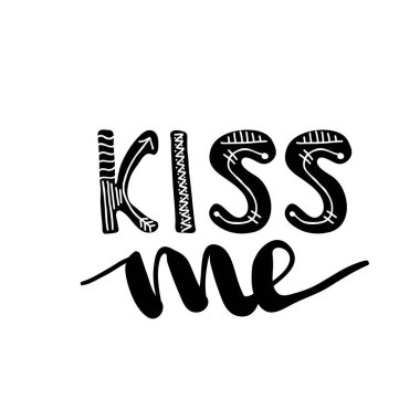 Sevgililer günü için aşk hakkında bir alıntı ile tasarım yazı. Genç moda sanat t-shirt amblemi için kültür. Vektör