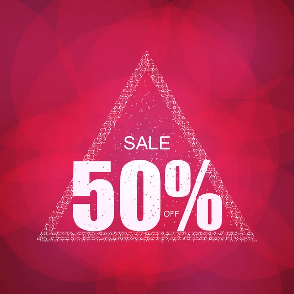 Discount the best offer with confetti on the sale of the holiday season. Vector — Stock Vector