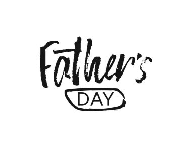 Modern hat tarzı yazı günün kutlu olsun baba s. El yazısıyla yazılan anahtar kelimeler. Metin şablonları tebrik kartı baba için tebrik. Vektör