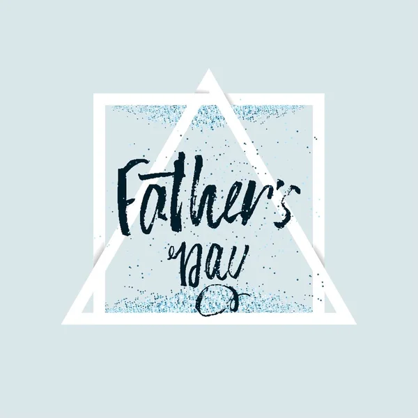 Happy Father s day lettering modern calligraphy style. Handwritten keywords .The text greeting templates greeting card for Father. Vector — Stock Vector