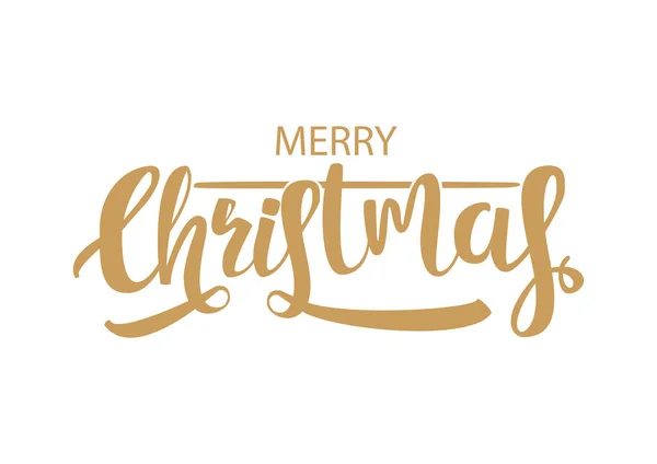 Kalligrafikus karácsonyi üdvözlőlap-ünnep — Stock Vector