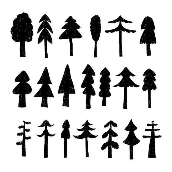 Noel ağacı elinde çizilmiş stilini ayarlama