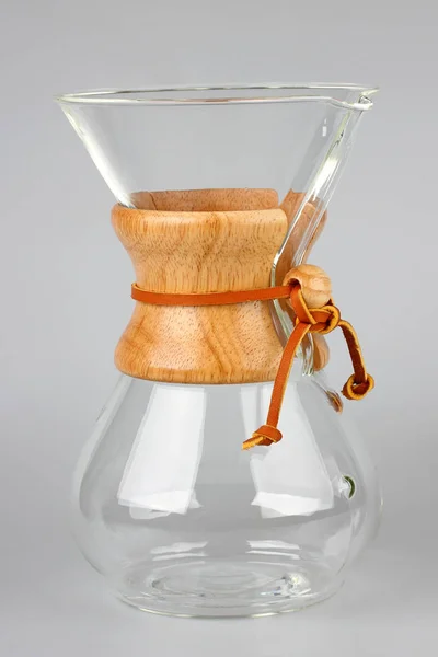 Carafe de cafea din sticlă — Fotografie, imagine de stoc
