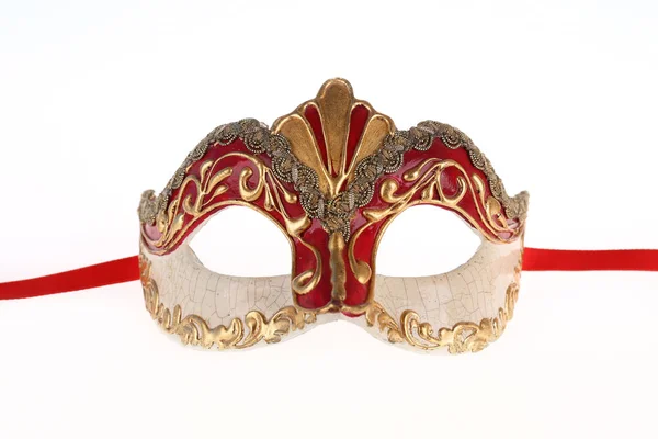 Maschera carnevale veneziano isolato — Foto Stock