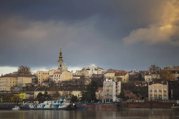 Belgradin Pääkaupunki Serbia — kuvapankkivalokuva