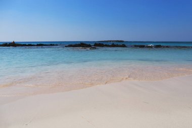 Elafonisi plajı, Girit adası, Yunanistan