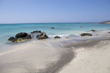 Elafonisi plajı, Girit adası, Yunanistan