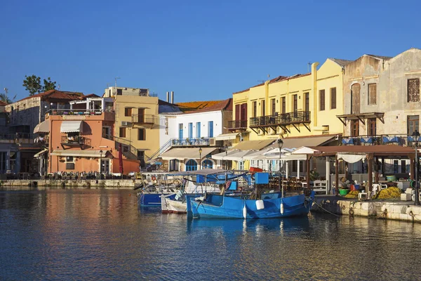 Old Venetian Port Rethymno Greek Island Crete Royalty Free Stock Photos