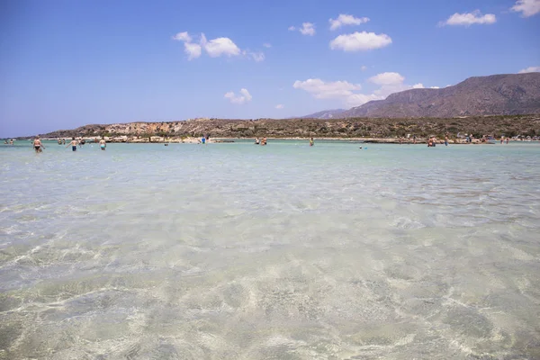 Playa Elafonisi Isla Creta Grecia — Foto de Stock