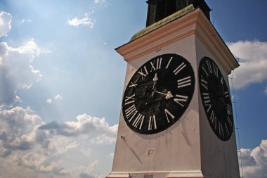 Petrovaradin kale, Novi Sad, Sırbistan Tarih Saat Kulesi