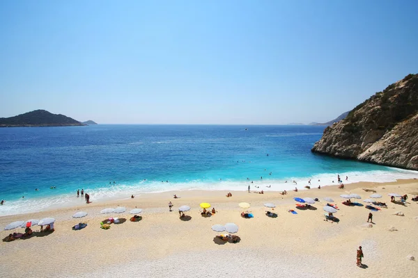 Hermosa Playa Kaputas Turquía — Foto de Stock