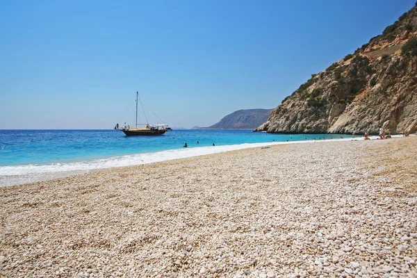 Hermosa Playa Kaputas Turquía — Foto de Stock