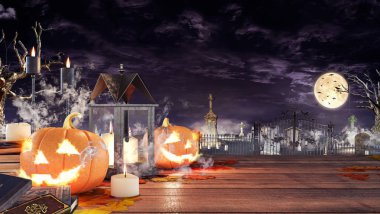 Cadılar Bayramı Balkabağı Arkaplanı 