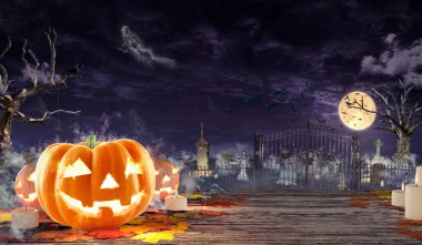 Cadılar Bayramı Balkabağı Arkaplanı 