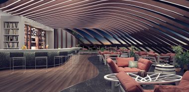 Modern konsept tasarımı Restoran Lounge 