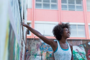 Afro Amerikalı kadın.