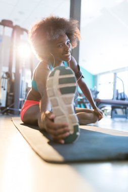 çekici afro Amerikalı kadın