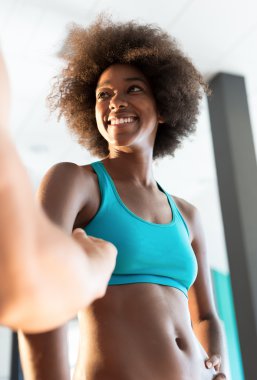 Afro Amerikalı kadın.