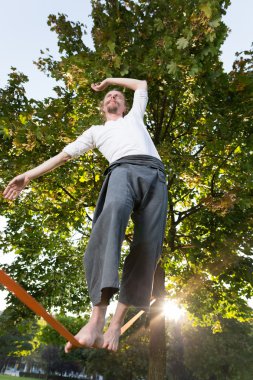 Park laçka hattı pratik adam