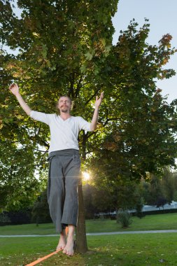 Park laçka hattı pratik adam