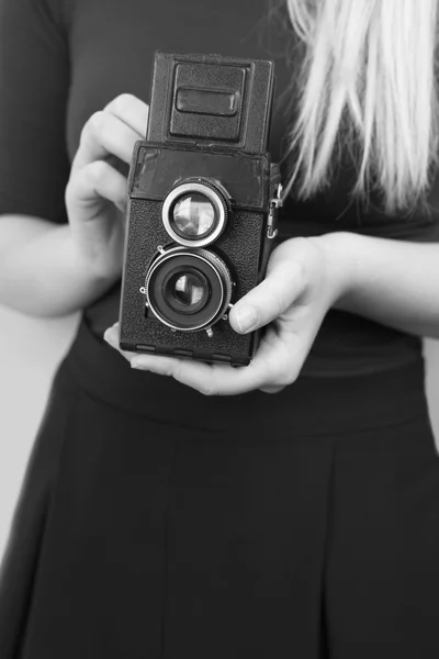 Vintage cámara hipster — Foto de Stock