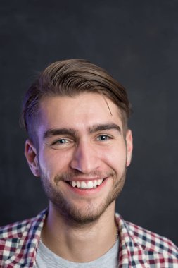 Portrait of a cheerful young man 