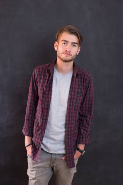 Portrait of a cheerful young man 