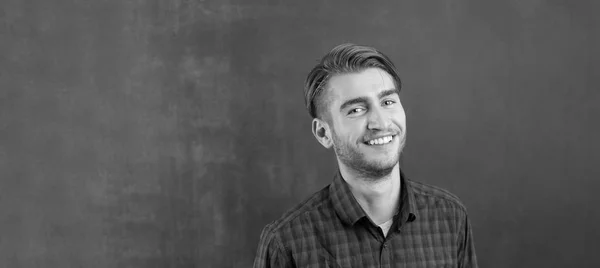 Portrait of a cheerful young man — Stock Photo, Image