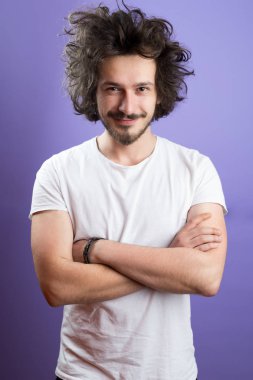 Sakallı adamın portresi.