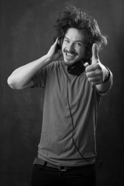 yakışıklı bir adam portresi