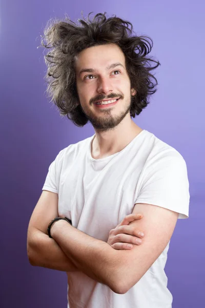 Retrato del hombre barbudo — Foto de Stock