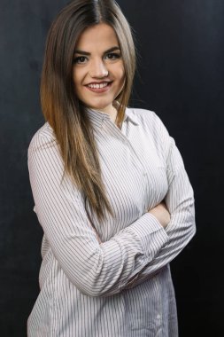 güzel genç Avrupalı kız 