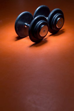 Dumbells fotoğrafı yakın çekim
